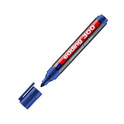 Marcador Médio Edding 300 1,5-3mm Azul 1un 1301037