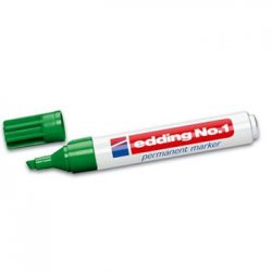 Marcador Permanente Grosso Edding Nº1 Verde 1un 130Z6829