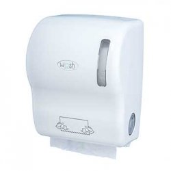 Dispensador Toalhas Rolo c/ Auto-Corte ABS Branco Brilho 68256000