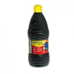 Guache Líquido 1L Giotto Be-Be Preto 160467524