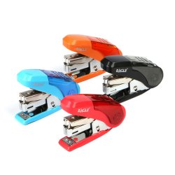 Agrafador Mini Nº10 16 Folhas + Agrafos Eagle Cores Sortidas 505EATYSS010