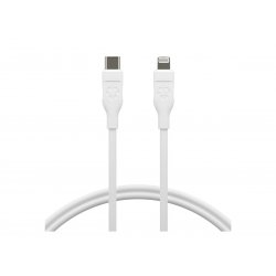 CB12CLWH7085 dbramante1928 re-charge - Cabo Lightning - 24 pin USB-C macho para Lightning macho - 1.2 m - 100% recycled plastic