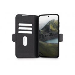 OP16BL006504 dbramante1928 Oslo Pro - Capa flip cover para telemóvel - poliuretano (PU), plástico - preto - para Samsung Galaxy