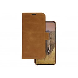 LYSSGT006038 dbramante1928 Lynge - Capa flip cover para telemóvel - couro - canela - para Samsung Galaxy S24