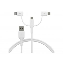 CBX3A3WH7176 dbramante1928 re-charge - Kit cabo p/USB - 1 m - branco