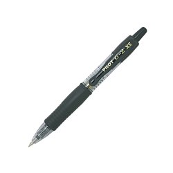 Esferográfica Gel Pilot G-2 Pixie Mini Retrátil Preto 0,7mm 1172010