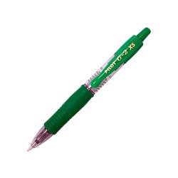 Esferográfica Gel Pilot G-2 Pixie Mini Retrátil Verde 0,7mm 1172012