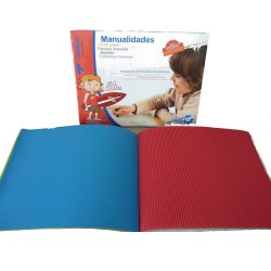 Bloco Cartão Canelado Colorido 32x44cm Sortido 10Fls 1856100