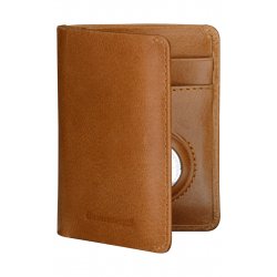 BIATGT001679 dbramante1928 Billund - Carteira - sustainable full-grain leather - canela - para Apple AirTag