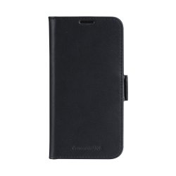 COE4GTBL6544 dbramante1928 Copenhagen - Capa flip cover para telemóvel - couro com granulação plena - preto - para Apple iPhone