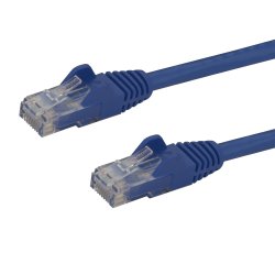 N6PATC1MBL StarTech.com 1m CAT6 Ethernet Cable, 10 Gigabit Snagless RJ45 650MHz 100W PoE Patch Cord, CAT 6 10GbE UTP Network Ca