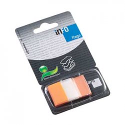 Separadores Film Adesivos 25x43mm Laranja 50un 162772867