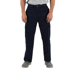 Calças Sarja Multibolsos Unissexo Tamanho L Azul Escuro 6307675