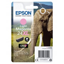 C13T24364022 Epson 24XL - 9.8 ml - XL - magenta claro - original - blister com alarme RF - tinteiro - para Expression Photo XP-