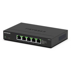 MS305E-100EUS NETGEAR 300 Series Plus - Interruptor - multi-gigabit - Administrado - 5 x 100/1000/2.5G - desktop, montável na p