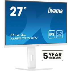 XUB2797HSN-W2 iiyama ProLite XUB2797HSN-W2 - Monitor LED - 27" - 1920 x 1080 Full HD (1080p) @ 100 Hz - IPS - 300 cd/m² - 1000: