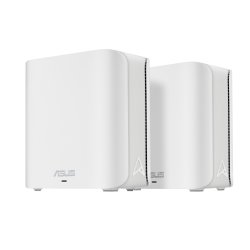 90IG0960-MO3C20 ASUS ZenWiFi BD4 - Sistema Wi-Fi - (2 routers) - até 4900 pés quadrados - rede 1GbE, Wi-Fi 7, 2.5GbE, 5GbE Dual