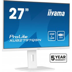 XUB2797QSN-W2 iiyama ProLite XUB2797QSN-W2 - Monitor LED - 27" - 2560 x 1440 QHD @ 100 Hz - IPS - 300 cd/m² - 1300:1 - 1 ms - H