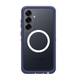 77-97583 OtterBox Defender XT Clear Magnets Samsung Galaxy S25+ Violet Thunder - clear/purple
