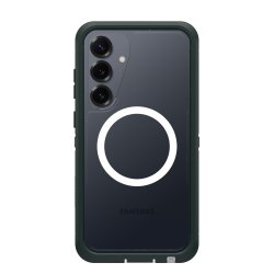 77-97873 OtterBox Defender XT Clear Magnets Samsung Galaxy S25+ Jubilee - green