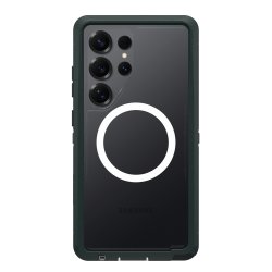 77-97875 OtterBox Defender XT Clear Magnets Samsung Galaxy S25 Ultra Jubilee - green