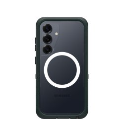 77-97870 OtterBox Defender XT Clear Magnets Samsung Galaxy S25 Jubilee - green