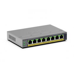 GS108EP-100EUS NETGEAR Easy Smart GS108EP - Interruptor - L3 - inteligente - 8 x 10/100/1000 (PoE+) - desktop, montável na pare