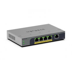 GS105EP-100EUS NETGEAR Easy Smart GS105EP - Interruptor - L3 - inteligente - 1 x 10/100/1000 + 4 x 10/100/1000 (PoE+) - desktop