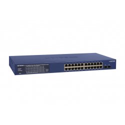 GS724TP-300EUS NETGEAR Smart GS724TP - Interruptor - L3 Lite - inteligente - 24 x 10/100/1000 (PoE+) + 2 x Gigabit SFP - deskto