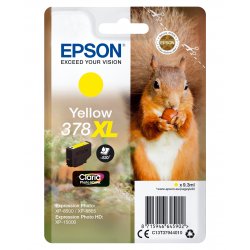 C13T37944020 Epson 378XL - 9.3 ml - XL - amarelo - original - blister com RF/alarme acústico - tinteiro - para Expression Home 