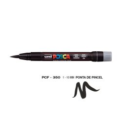 Marcador Uniball Posca PCF-350 1-10mm Preto (24) 1un 1293241/UN