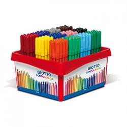 Marcador Feltro Giotto Turbo Color Cx Schoolpack 144un 130523800