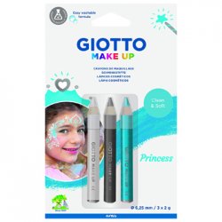 Lápis Facial Giotto Princesa 3 Cores 1un 160473800