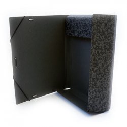 Pasta Cartão Hidraulico A4 L25 Abas/Elásticos Preto 1706101