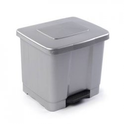 Contentor 35L Prata com Pedal 5716504