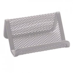 Porta-Nomes Secretária Tipo Rede Prata 1un SMD503