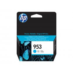 F6U12AEBGY HP 953 - 9 ml - azul cyan - original - blister - tinteiro - para Officejet Pro 7720, 7730, 7740, 8210, 8216, 8218, 
