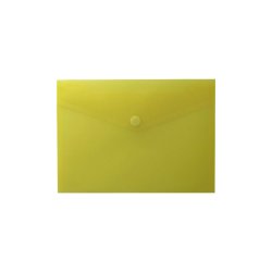 Bolsa Envelope 25x18cm A5 Fecho Velcro Plástico Amarelo Ma 1003870