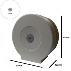 Dispensador Papel Higiénico Jumbo PW-5003 Cinza 6821008