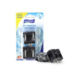 Recarga Bloco Sanitário WC Agua Azul 2un 6861306