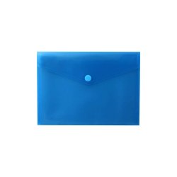 Bolsa Envelope A5 Fecho Velcro Plástico Azul Mate 1003867