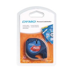 Fita 12mmx4m Preto/Vermelho Plástico 91203 127091203