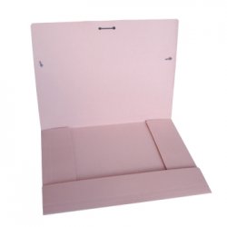 Pasta Cartolina A4 350gr Abas/Elásticos Rosa 1921040