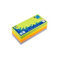 Bloco Notas Aderentes 050x040mm 4 Cores 100 Fls Pack 12un 162585376