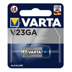 Pilhas V23GA / LR23 Alcalinas 12V 50mAh Varta 1un 1961115