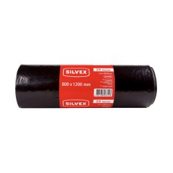 Sacos Lixo 120L 80x120cm 24my Preto 25un 6701232
