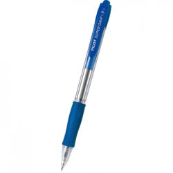 Esferográfica Pilot Super Grip F Retrátil Azul 0,7mm 1un 1171999