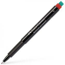 Marcador Permanente Fino Faber-Castell 0,7mm Vermelho 1un 1311099