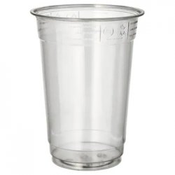 Copos 400ml PET 12,5cm Transparente 50un 6611071