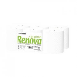 Papel Higiénico (Jumbo) 120mts 2Fls 17g Renova Green 12un 65030229